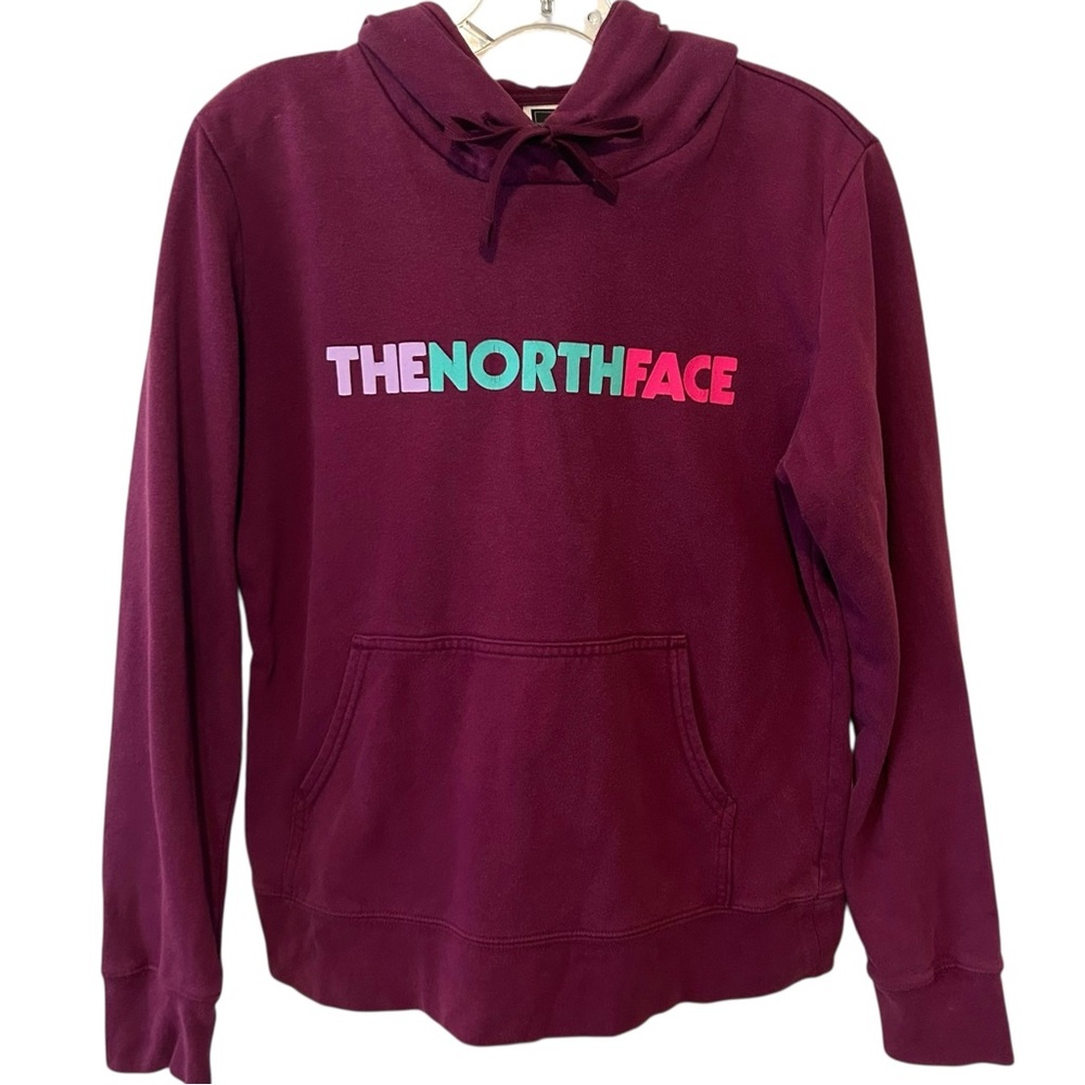 The Northface Women's Purple Hoodie in Size M